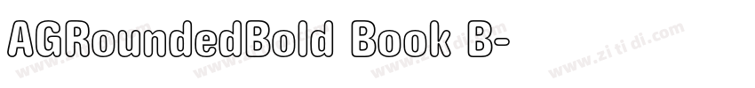 AGRoundedBold Book B字体转换 AGRoundedBold Book B字体转换